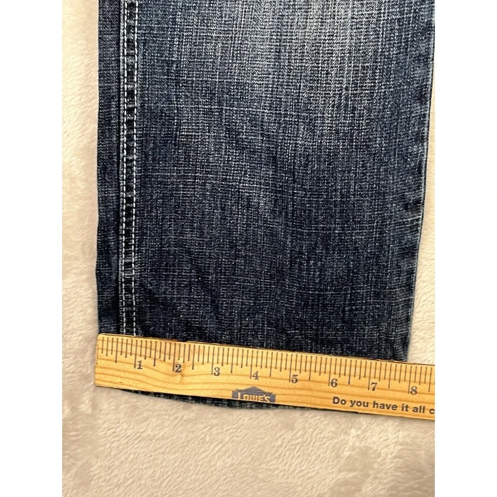 Southpole Boys Jeans Straight Leg Youth 12 Blue Trendy Faded 28x27